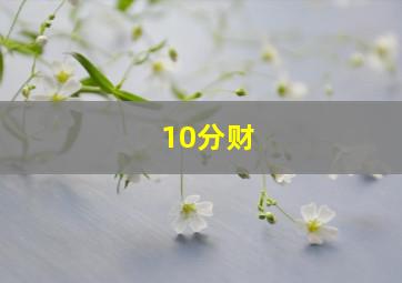 10分财