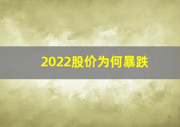 2022股价为何暴跌