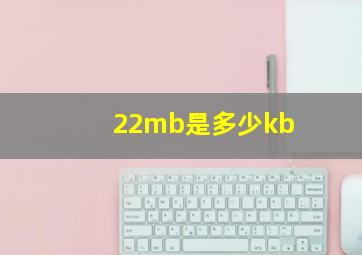 22mb是多少kb