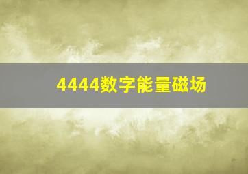 4444数字能量磁场