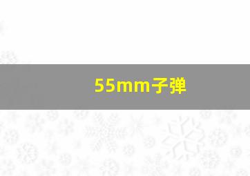 55mm子弹