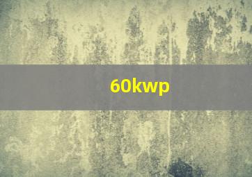 60kwp