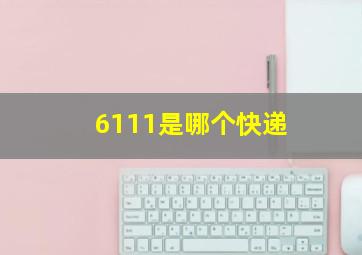 6111是哪个快递