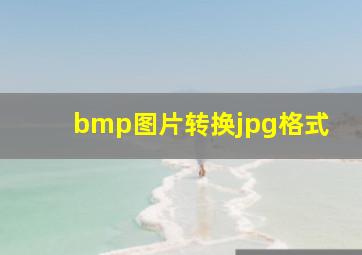 bmp图片转换jpg格式