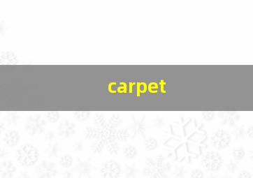 carpet