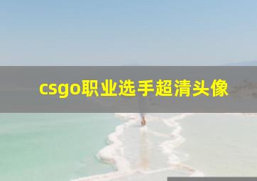 csgo职业选手超清头像