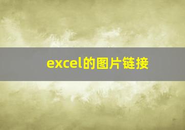 excel的图片链接