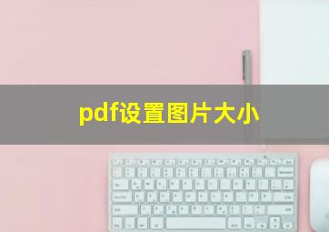 pdf设置图片大小