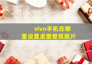 vivo手机在哪里设置桌面壁纸图片