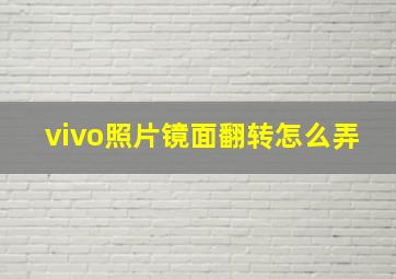 vivo照片镜面翻转怎么弄