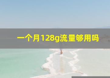 一个月128g流量够用吗