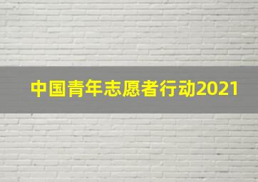 中国青年志愿者行动2021