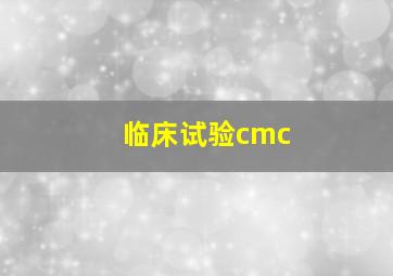 临床试验cmc