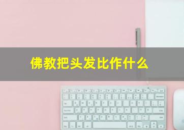 佛教把头发比作什么