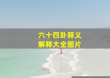 六十四卦释义解释大全图片