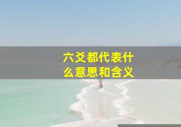 六爻都代表什么意思和含义