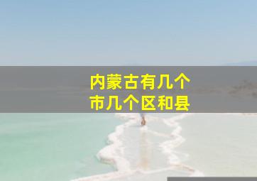 内蒙古有几个市几个区和县