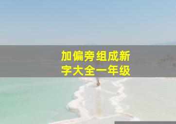 加偏旁组成新字大全一年级