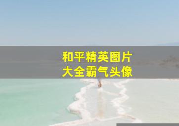 和平精英图片大全霸气头像