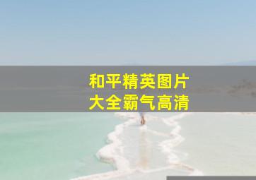 和平精英图片大全霸气高清