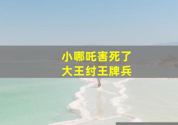 小哪吒害死了大王纣王牌兵