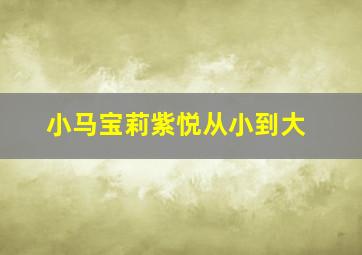 小马宝莉紫悦从小到大