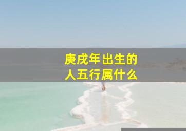 庚戌年出生的人五行属什么