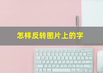 怎样反转图片上的字