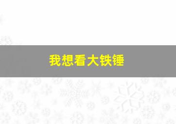 我想看大铁锤