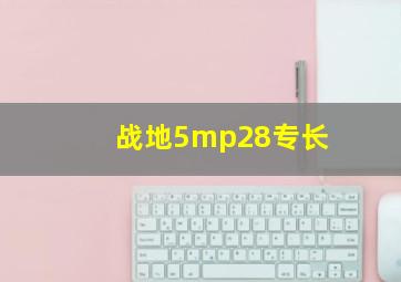 战地5mp28专长