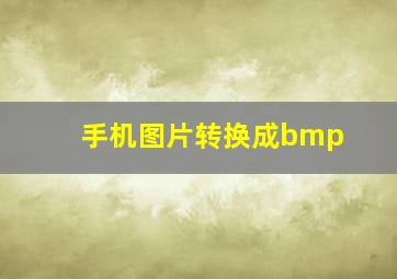 手机图片转换成bmp