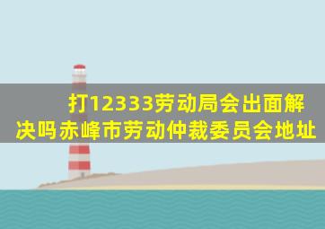 打12333劳动局会出面解决吗赤峰市劳动仲裁委员会地址