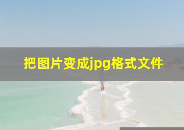 把图片变成jpg格式文件