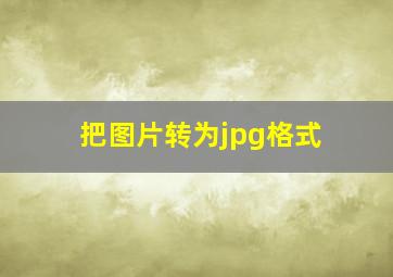 把图片转为jpg格式