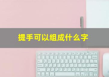 提手可以组成什么字