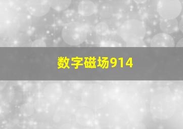 数字磁场914