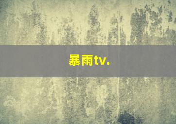 暴雨tv.