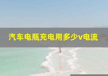 汽车电瓶充电用多少v电流