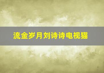 流金岁月刘诗诗电视猫