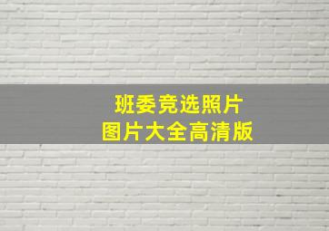 班委竞选照片图片大全高清版