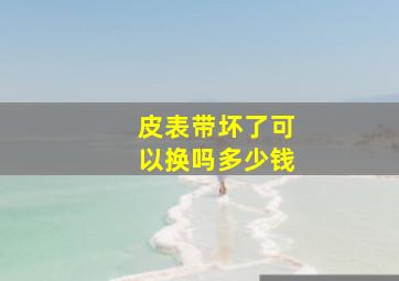 皮表带坏了可以换吗多少钱