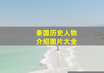 秦国历史人物介绍图片大全