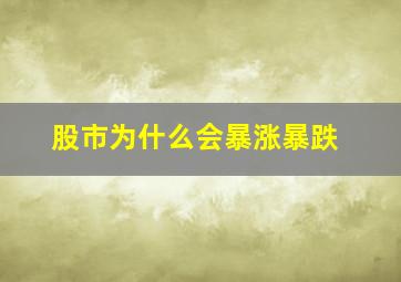 股市为什么会暴涨暴跌