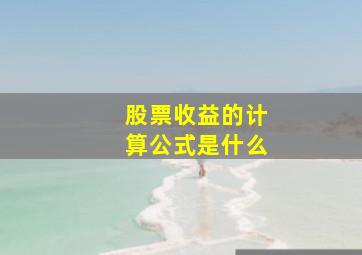 股票收益的计算公式是什么