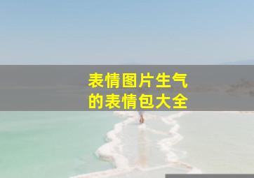 表情图片生气的表情包大全