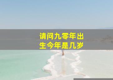 请问九零年出生今年是几岁