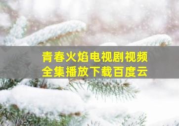 青春火焰电视剧视频全集播放下载百度云