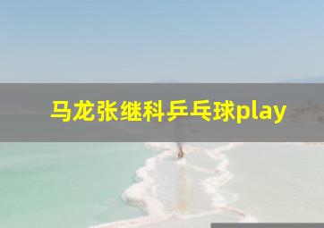 马龙张继科乒乓球play